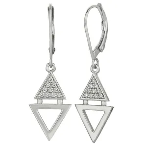 0.20 Carat Natural Diamond Earrings G SI 14K White Gold