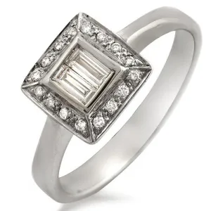 0.33ct Total Weight Diamond Engagement Ring