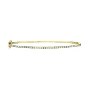 0.62Ct Yellow Gold Bangle