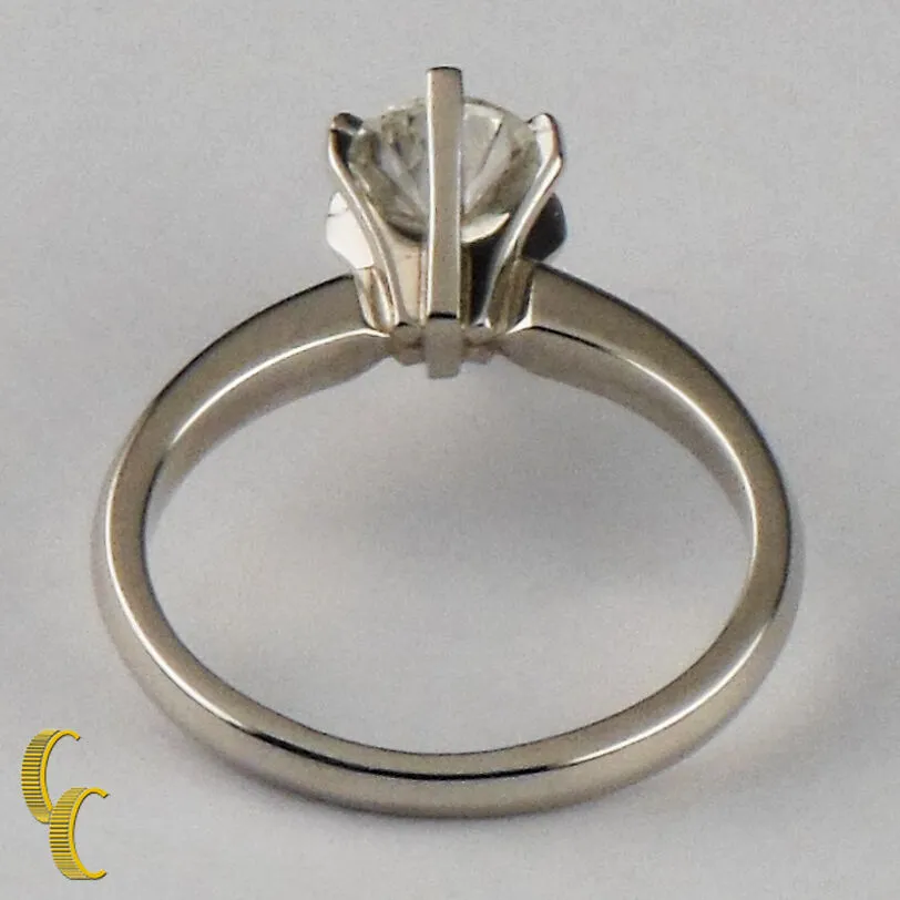 0.75 carat Pear Shaped Diamond Platinum Solitaire Engagement Ring Size 5.25