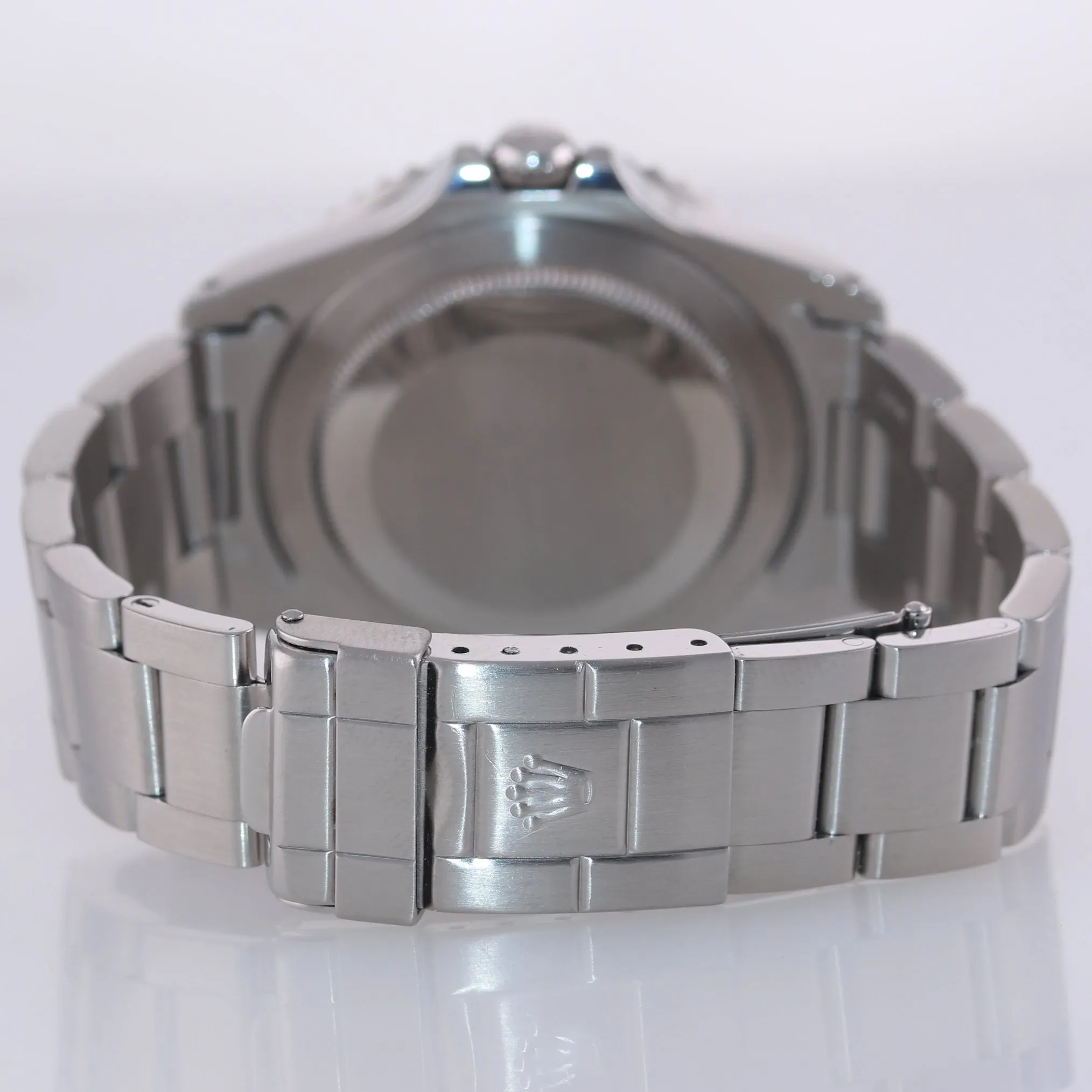 1 OWNER PAPERS Rolex GMT-Master TRITIUM Pepsi Blue Red Steel 16700 Watch Box
