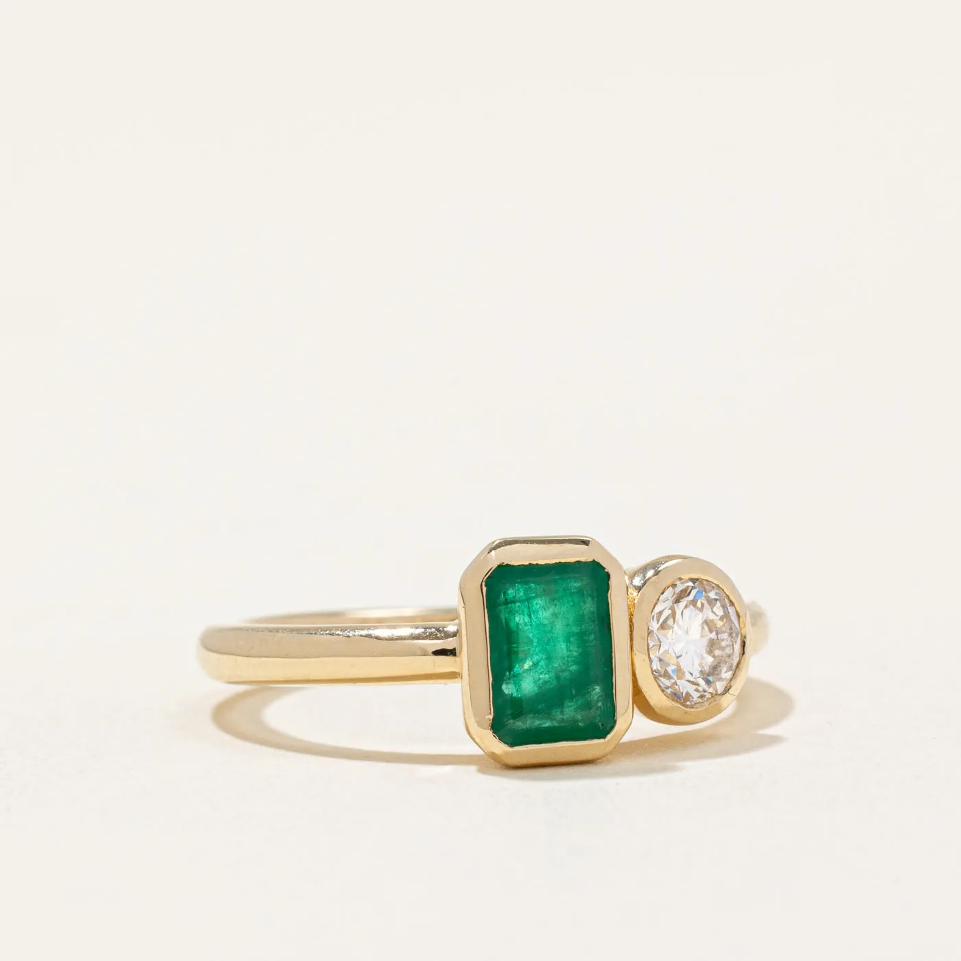 100 Ways' Emerald & Diamond Ring | 0.74ct, 0.37ct | SZ 6.75 |