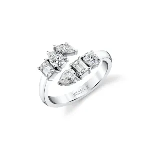 1.16ctw Diamond Montage Bypass Ring
