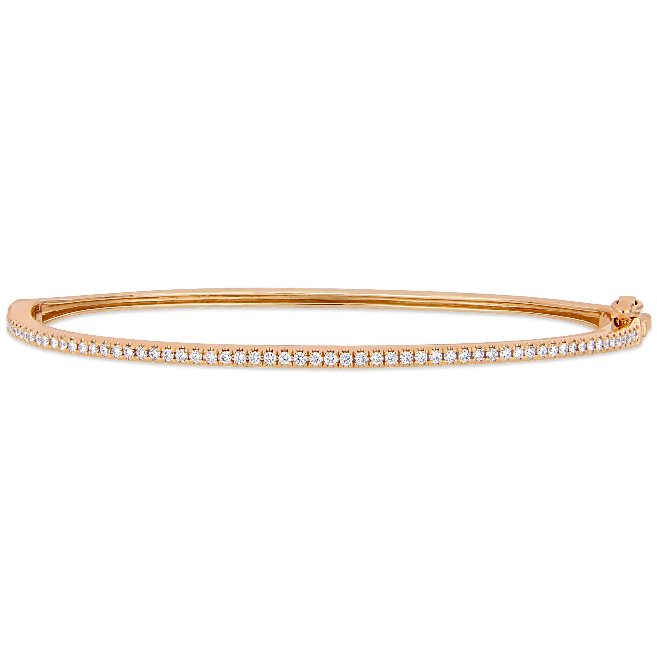 1/2 CT Diamond Bangle 14K Gold