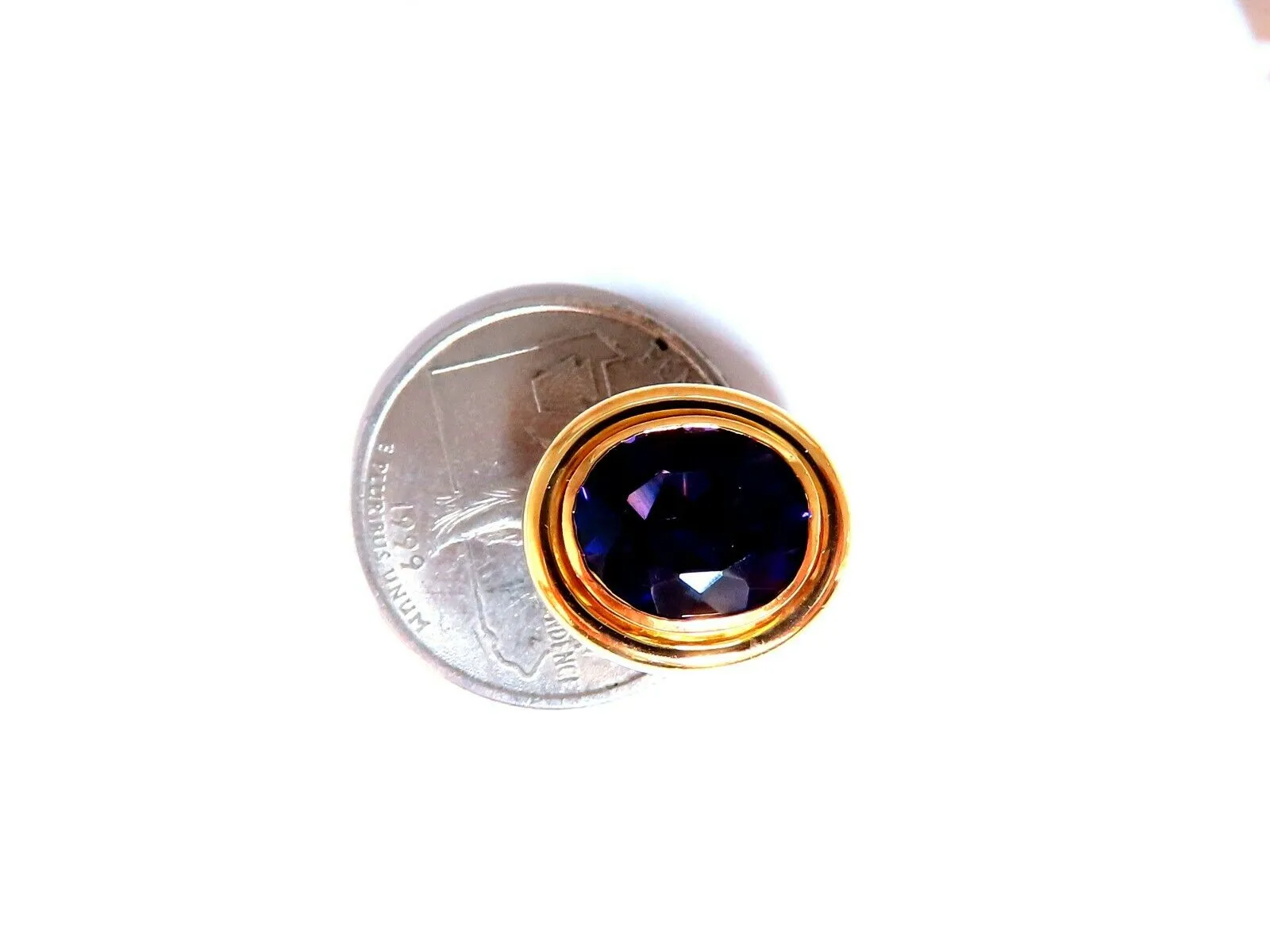 12.20 Natural Amethyst Clip Earrings 14Kt