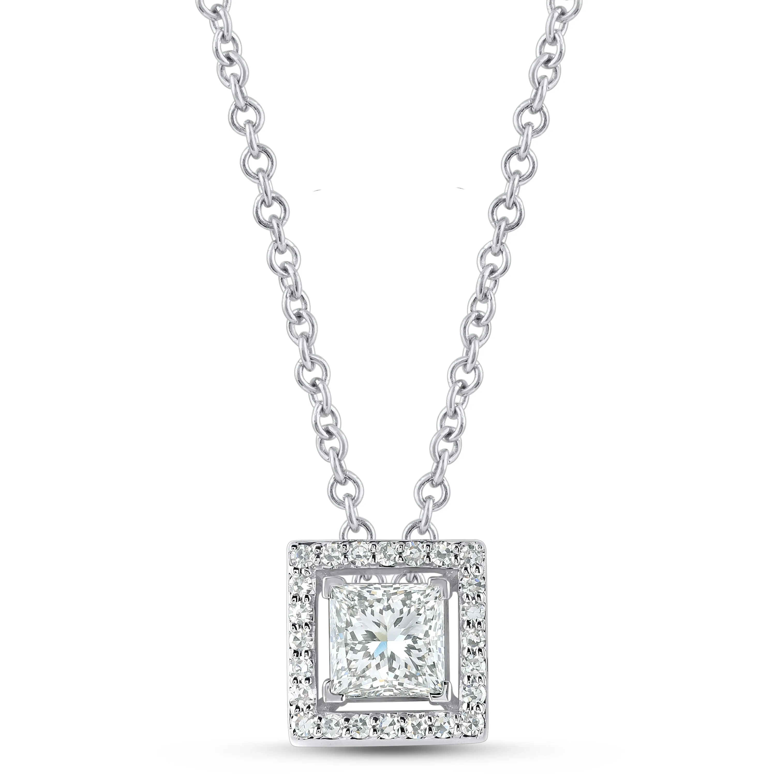 14K Gold & 1 1/4 TCW Lab Grown Diamond Necklace