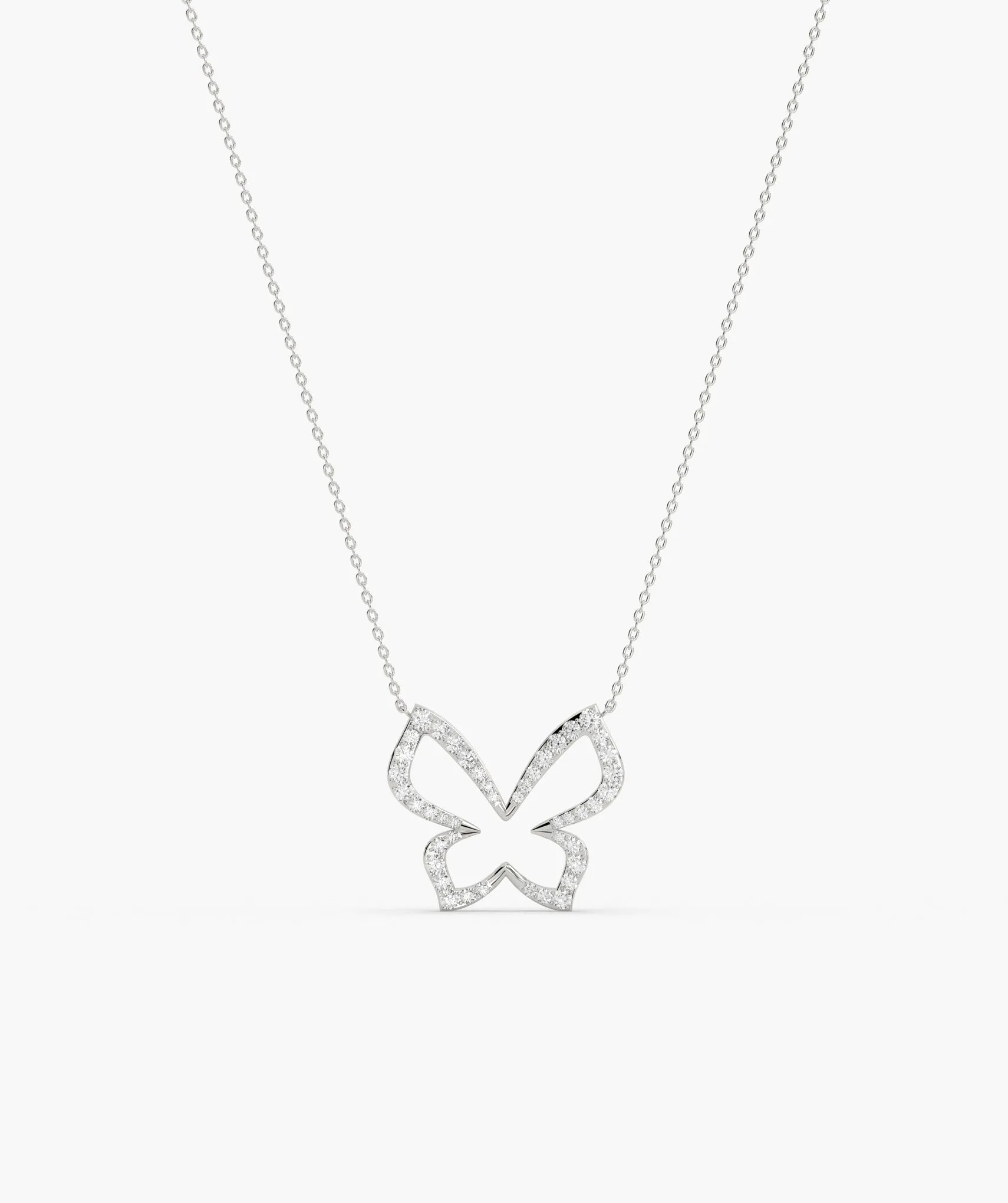 14K Gold Butterfly Brilliance Necklace