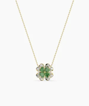 14K Gold Four-Leaf Pendant