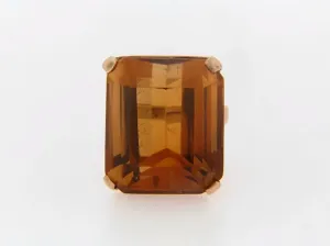 14K-RG CITRINE RING