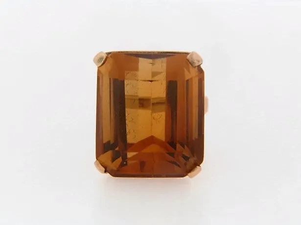 14K-RG CITRINE RING