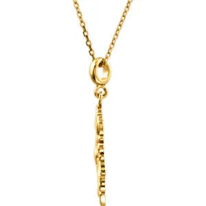14K Yellow Decorative 18" Necklace