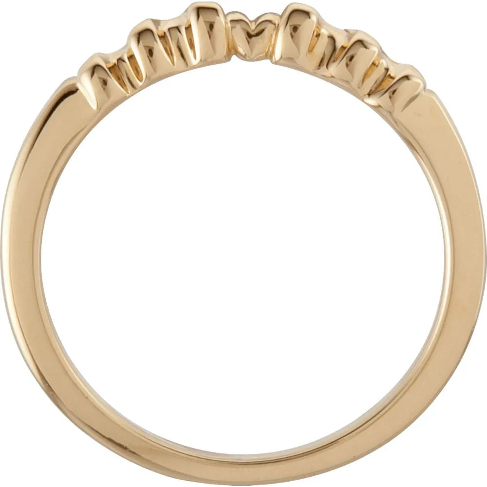 14k Yellow Gold Band, Size 6