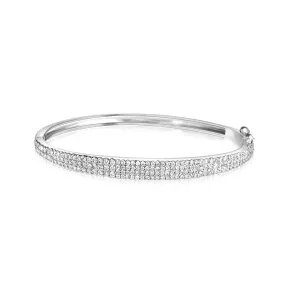 14KT Gold Diamond Kennedi Bangle Bracelet