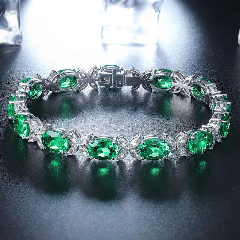 16ct Emerald Bracelet