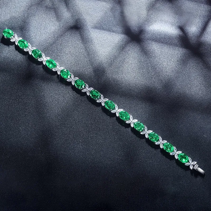 16ct Emerald Bracelet