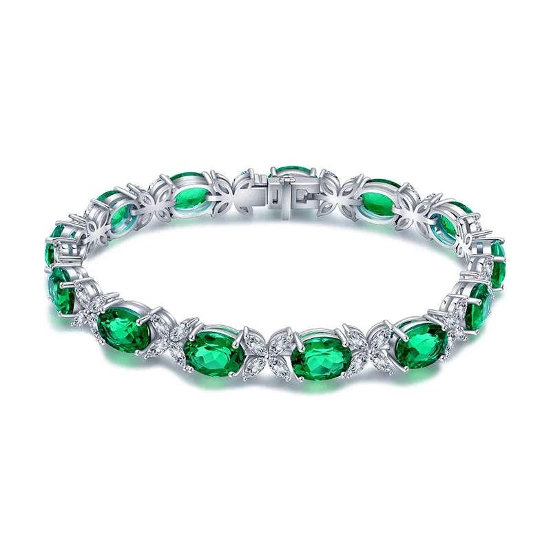 16ct Emerald Bracelet