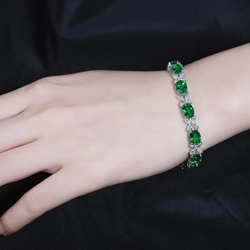 16ct Emerald Bracelet