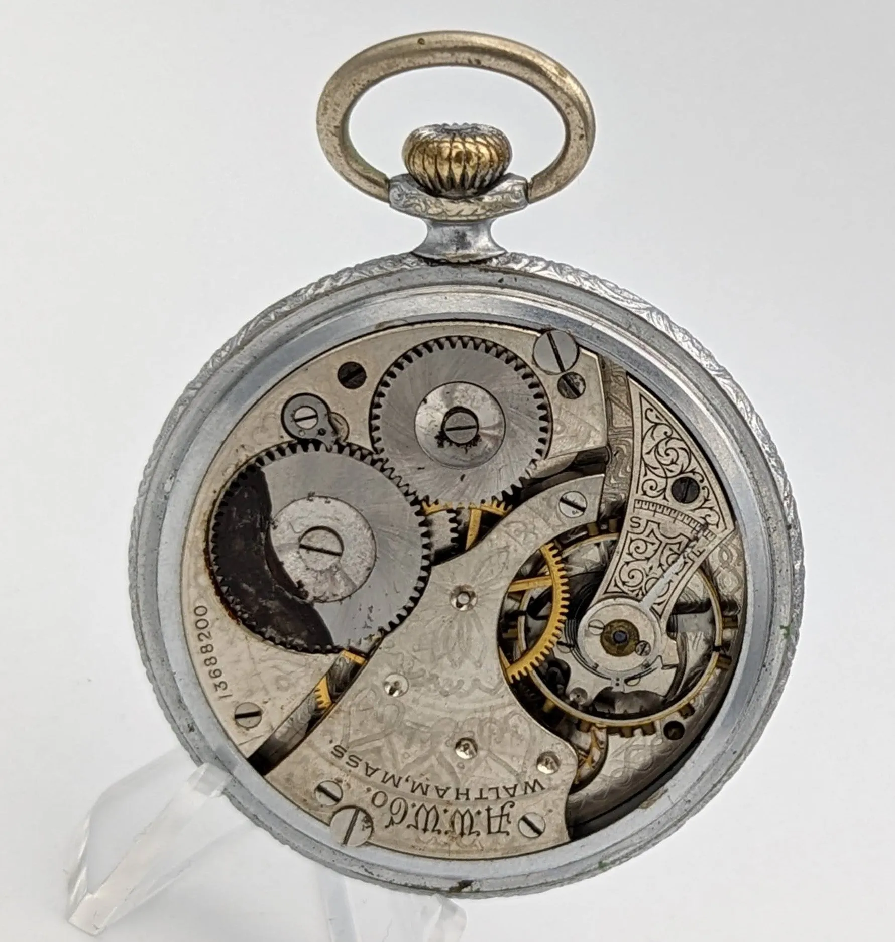 1904 Antique Waltham Pocket Watch Model 1899 Size 16s Grade 610 7 Jewels