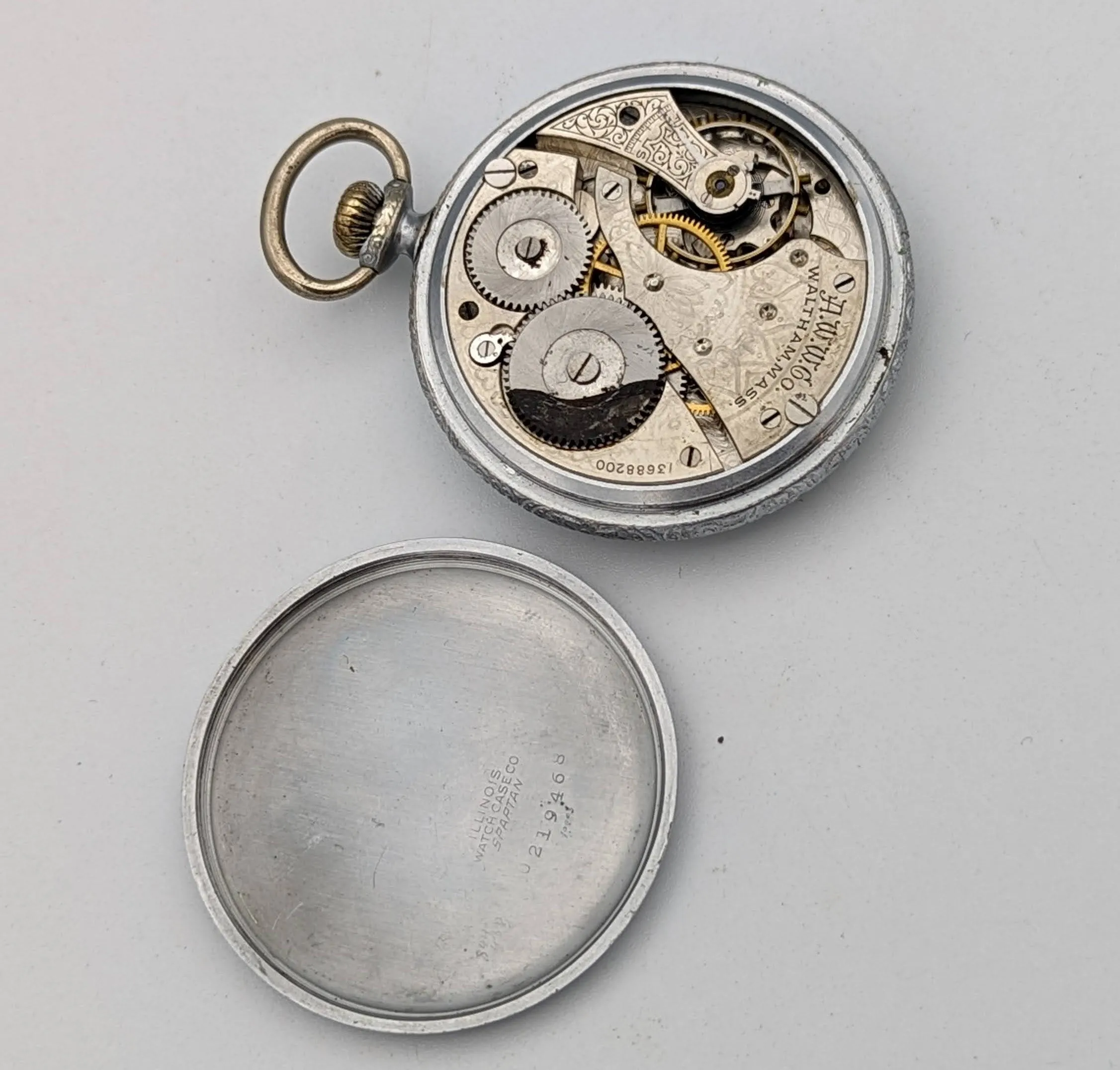 1904 Antique Waltham Pocket Watch Model 1899 Size 16s Grade 610 7 Jewels