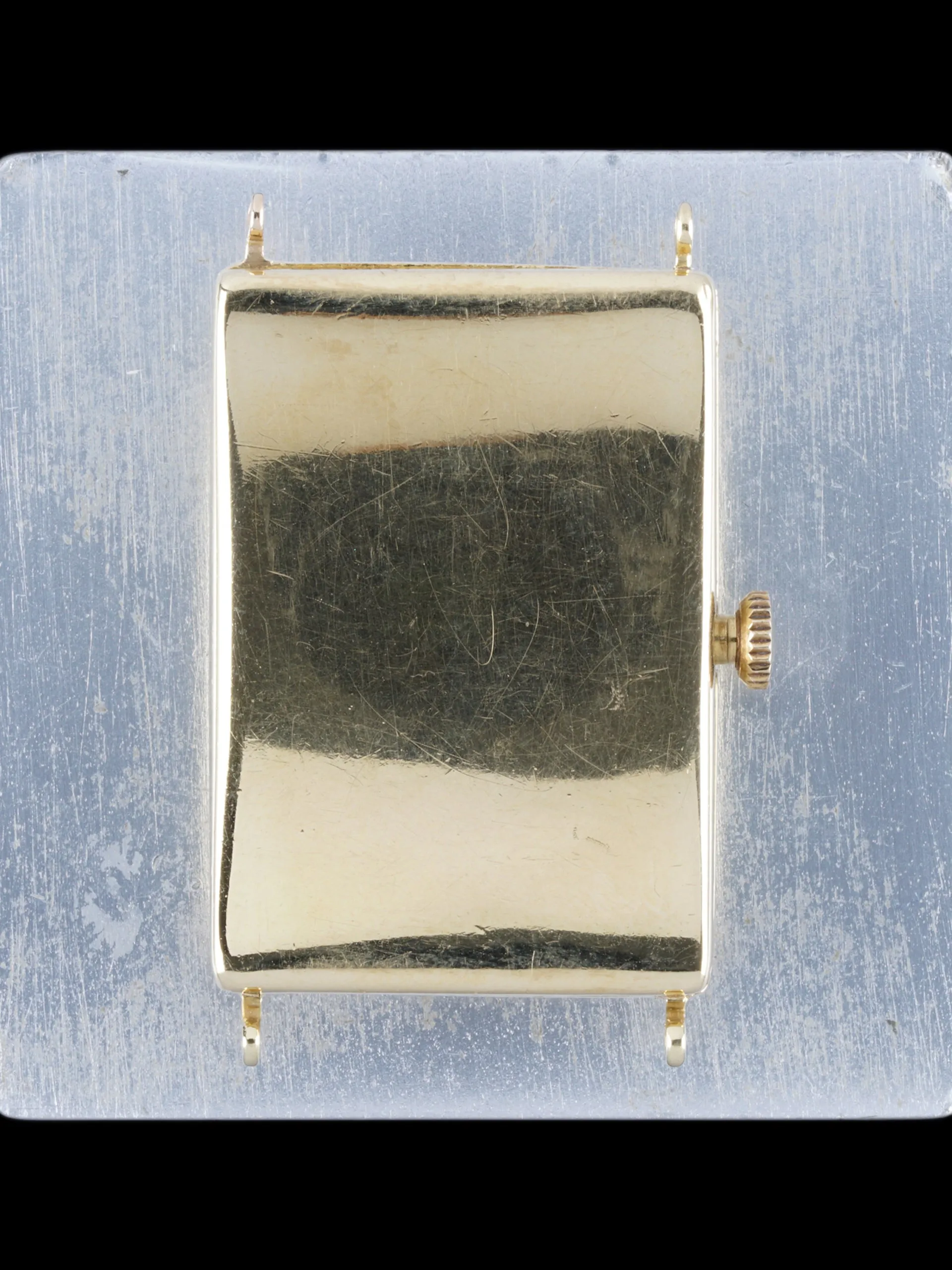 1924 Patek Philippe Rectangular Case 18K YG W/ Box & Extract from the Archives