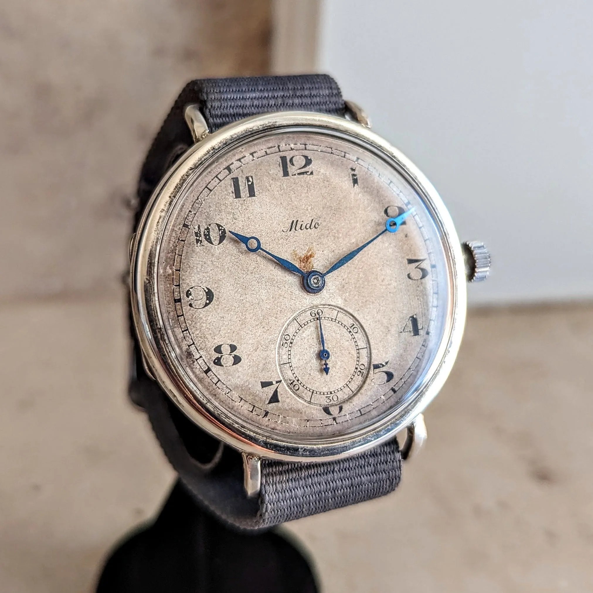 1930s MIDO Conversion WRISTWATCH 15 Jewels Cal. Felsa 161 3 ADJ. Swiss Made Vintage Watch