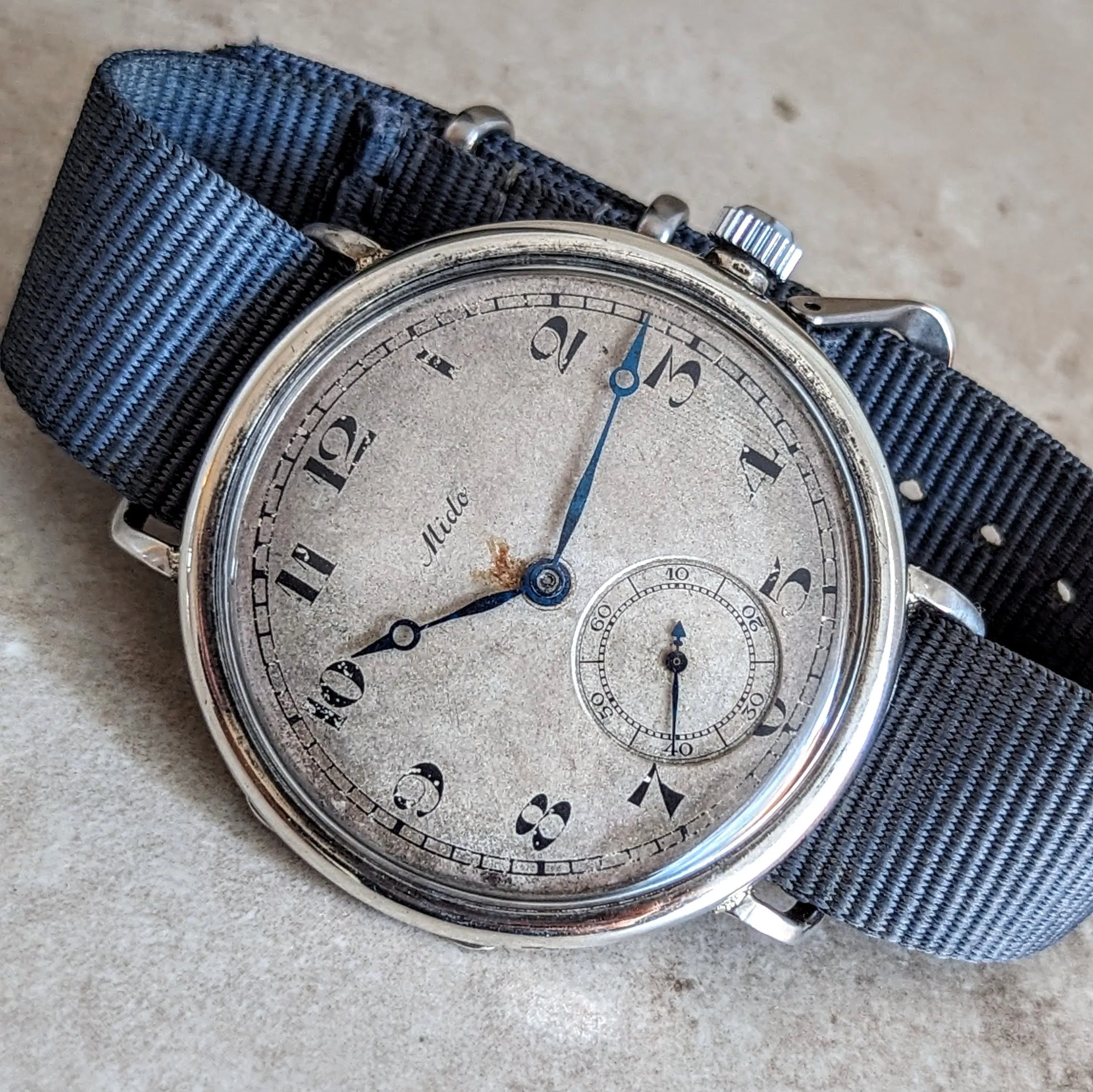 1930s MIDO Conversion WRISTWATCH 15 Jewels Cal. Felsa 161 3 ADJ. Swiss Made Vintage Watch