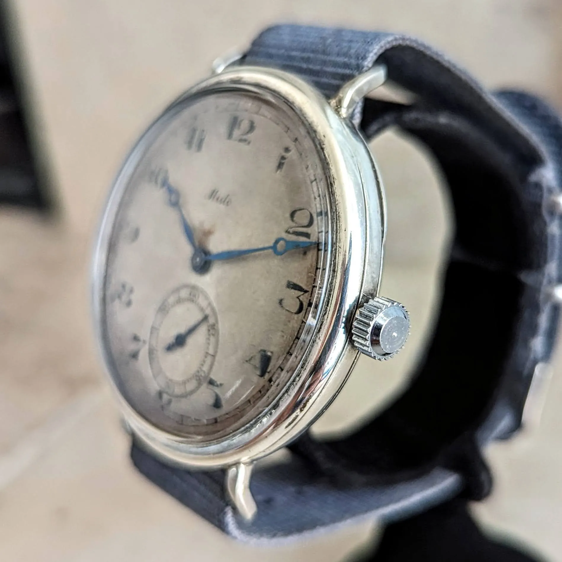1930s MIDO Conversion WRISTWATCH 15 Jewels Cal. Felsa 161 3 ADJ. Swiss Made Vintage Watch