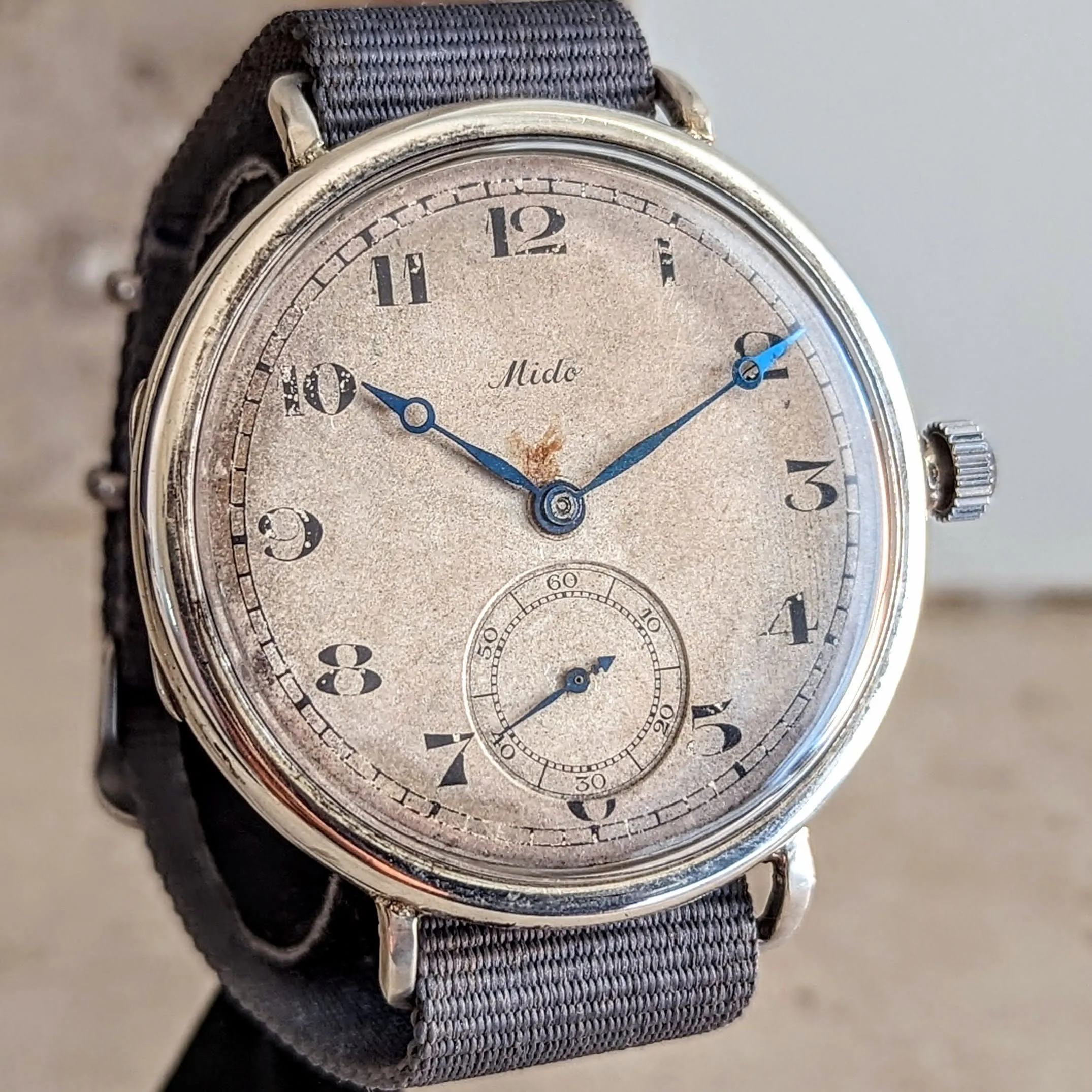 1930s MIDO Conversion WRISTWATCH 15 Jewels Cal. Felsa 161 3 ADJ. Swiss Made Vintage Watch