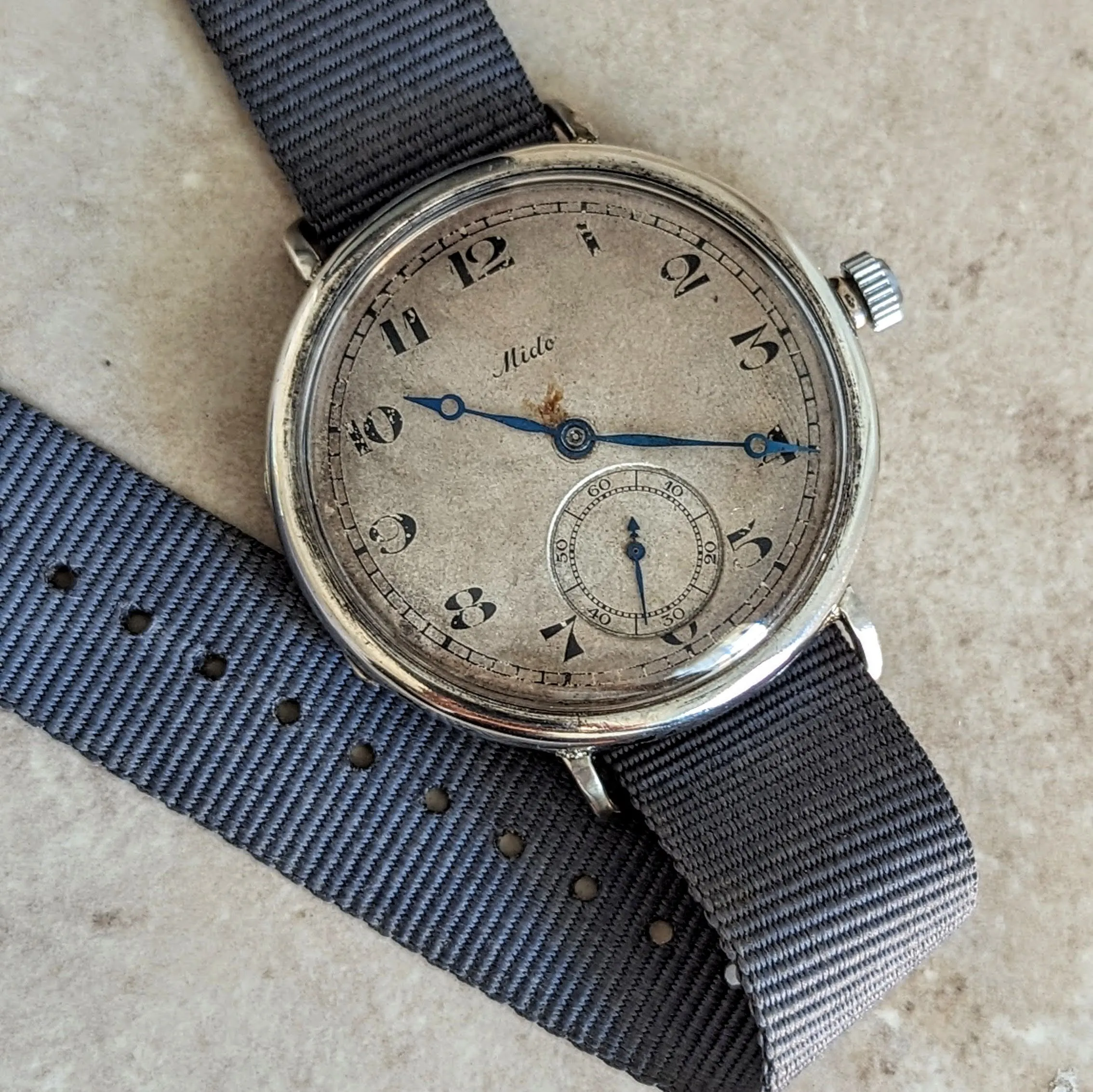 1930s MIDO Conversion WRISTWATCH 15 Jewels Cal. Felsa 161 3 ADJ. Swiss Made Vintage Watch