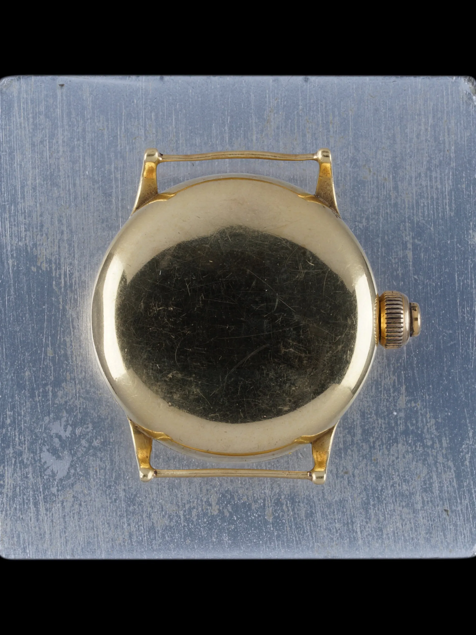 1930s Movado Mono-Pusher Chronograph (Ref. 159) 18k YG "Enamel Dial"