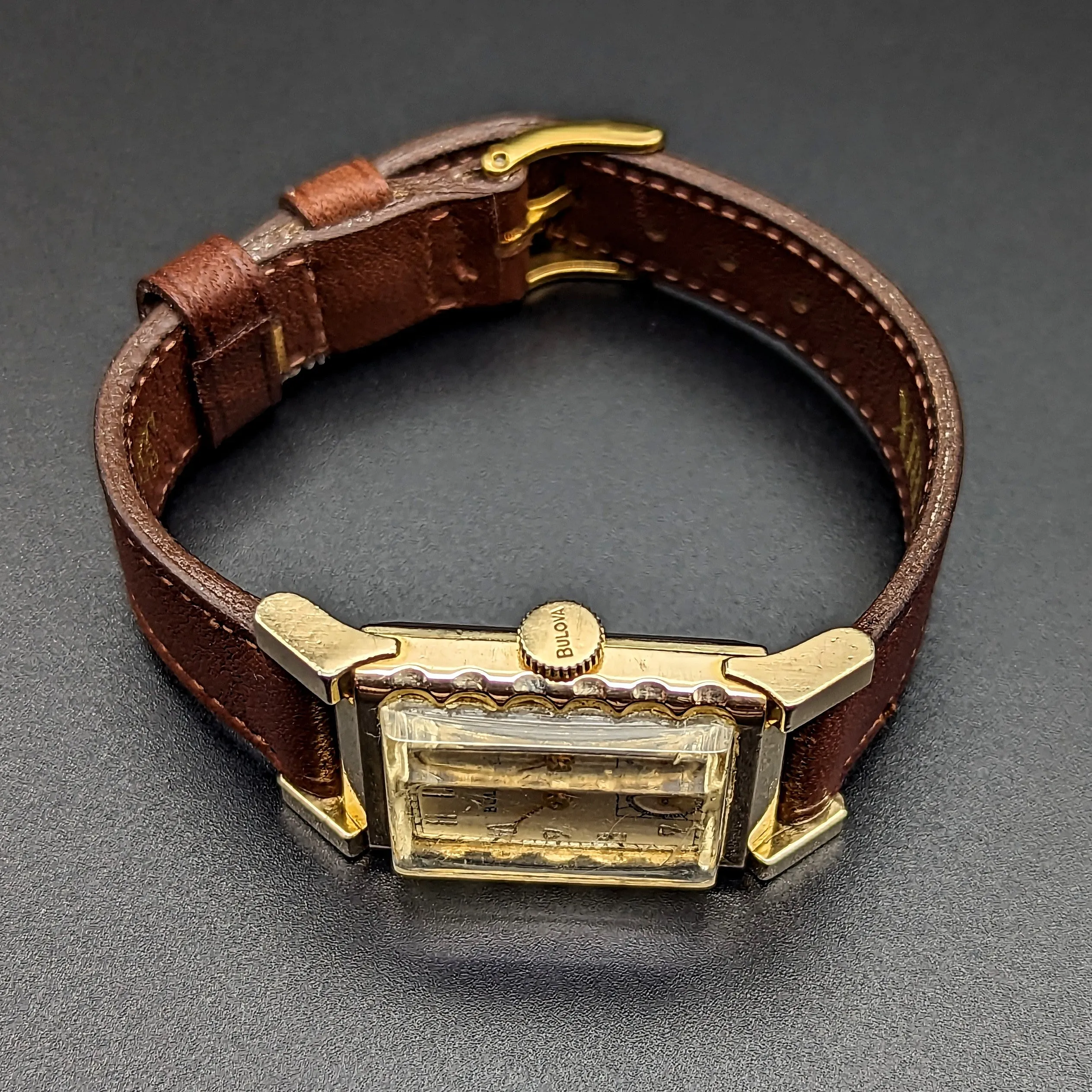 1948 BULOVA “His Excellency LL” Wristwatch 21 Jewels U.S.A. Made Watch