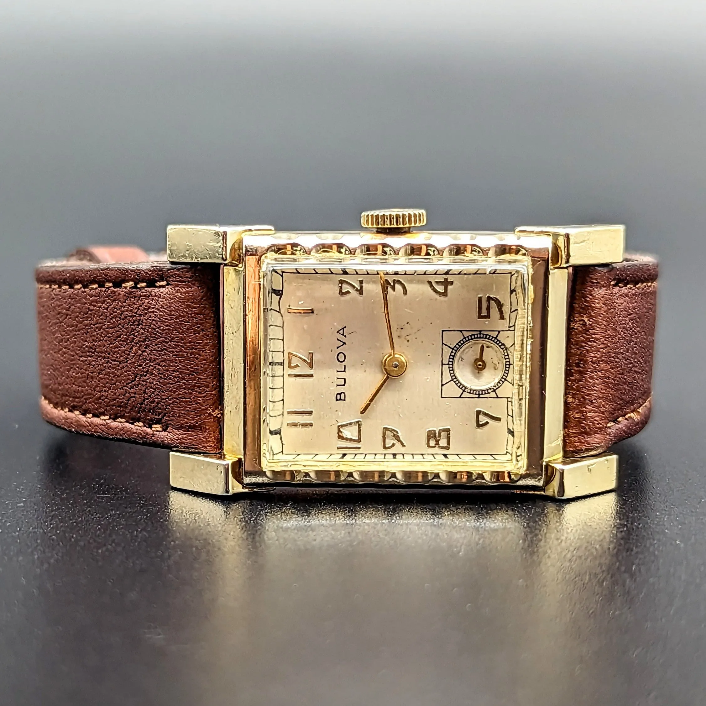1948 BULOVA “His Excellency LL” Wristwatch 21 Jewels U.S.A. Made Watch