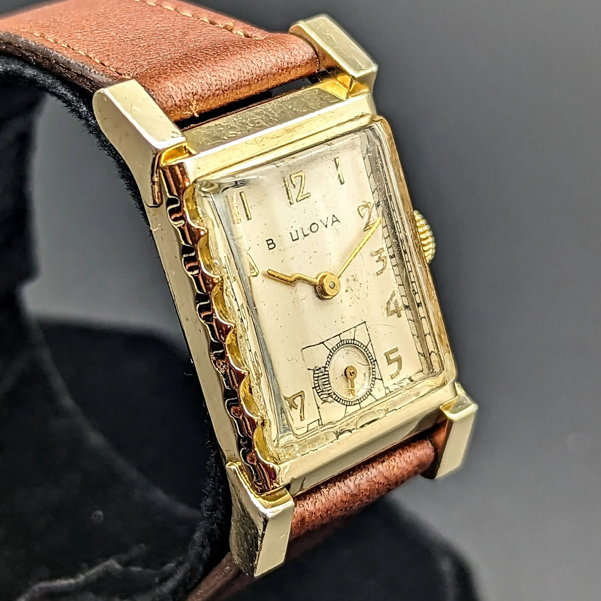 1948 BULOVA “His Excellency LL” Wristwatch 21 Jewels U.S.A. Made Watch