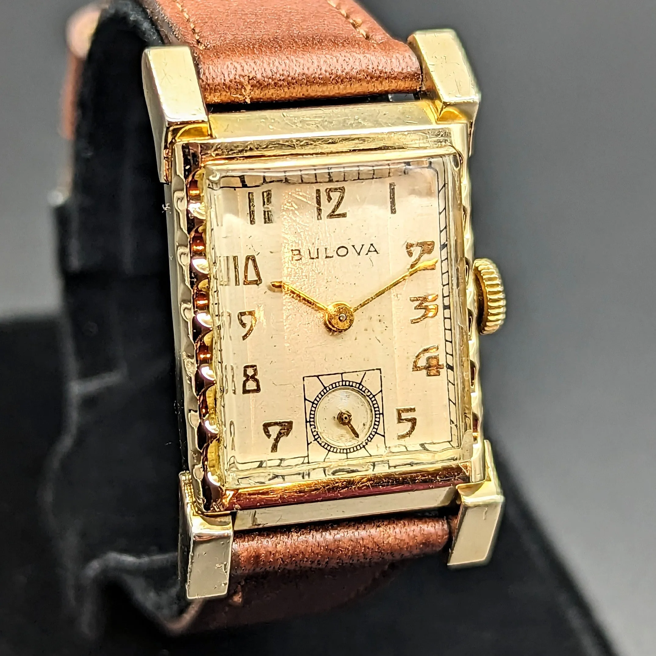 1948 BULOVA “His Excellency LL” Wristwatch 21 Jewels U.S.A. Made Watch