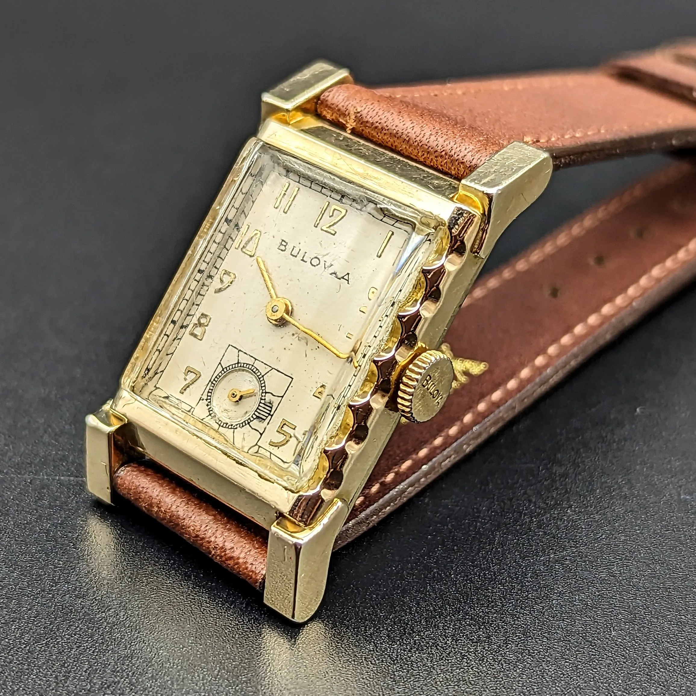 1948 BULOVA “His Excellency LL” Wristwatch 21 Jewels U.S.A. Made Watch