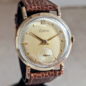 1950’s CERTINA Wristwatch 15 Jewels Cal. K.F.320 Swiss Made Vintage Watch