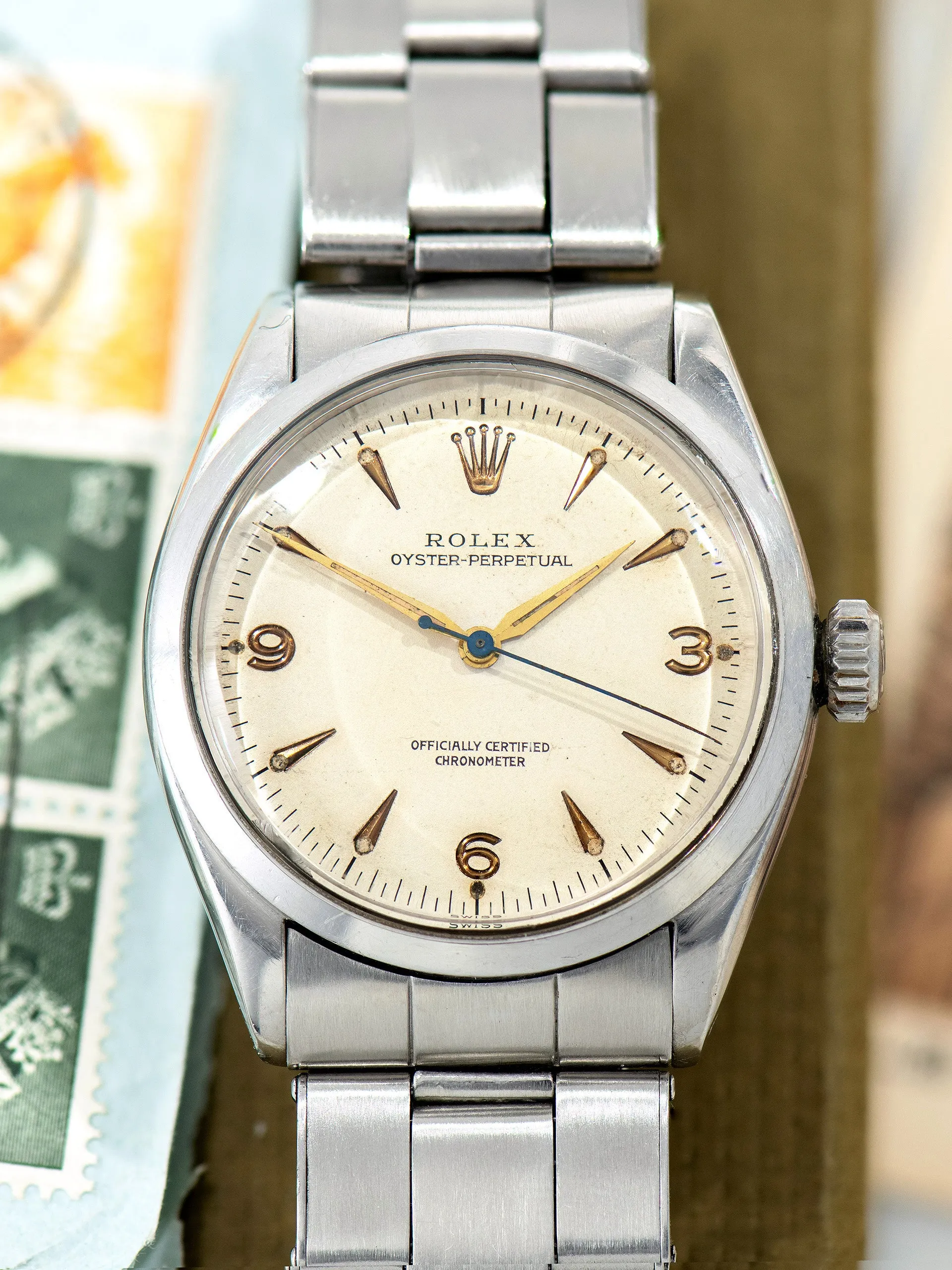 1954 Rolex Oyster-Perpetual (Ref. 6284) Explorer "OCC" Dial