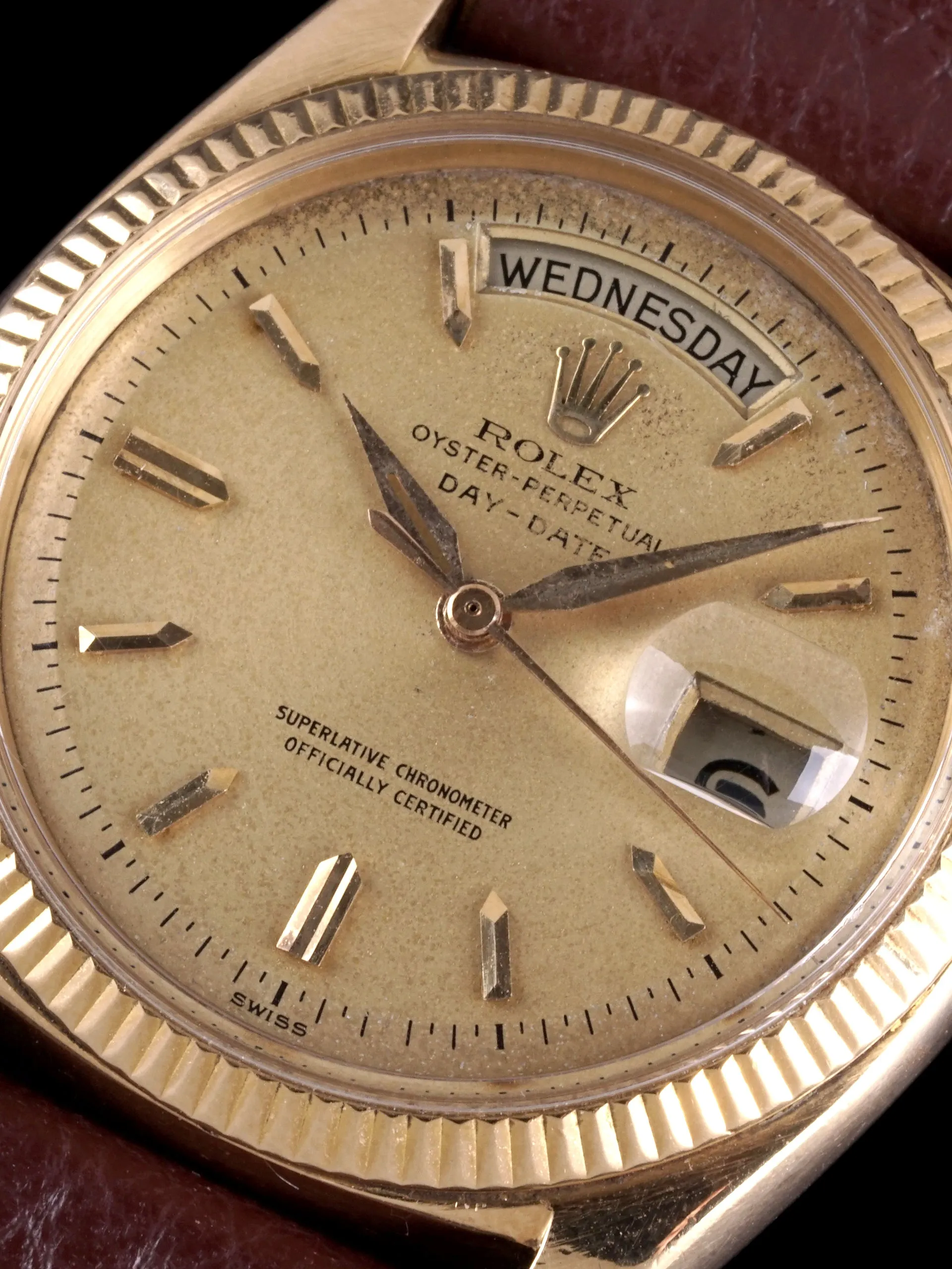 1959 Rolex Day-Date (Ref. 6611B) 18k YG "Champagne Dial"