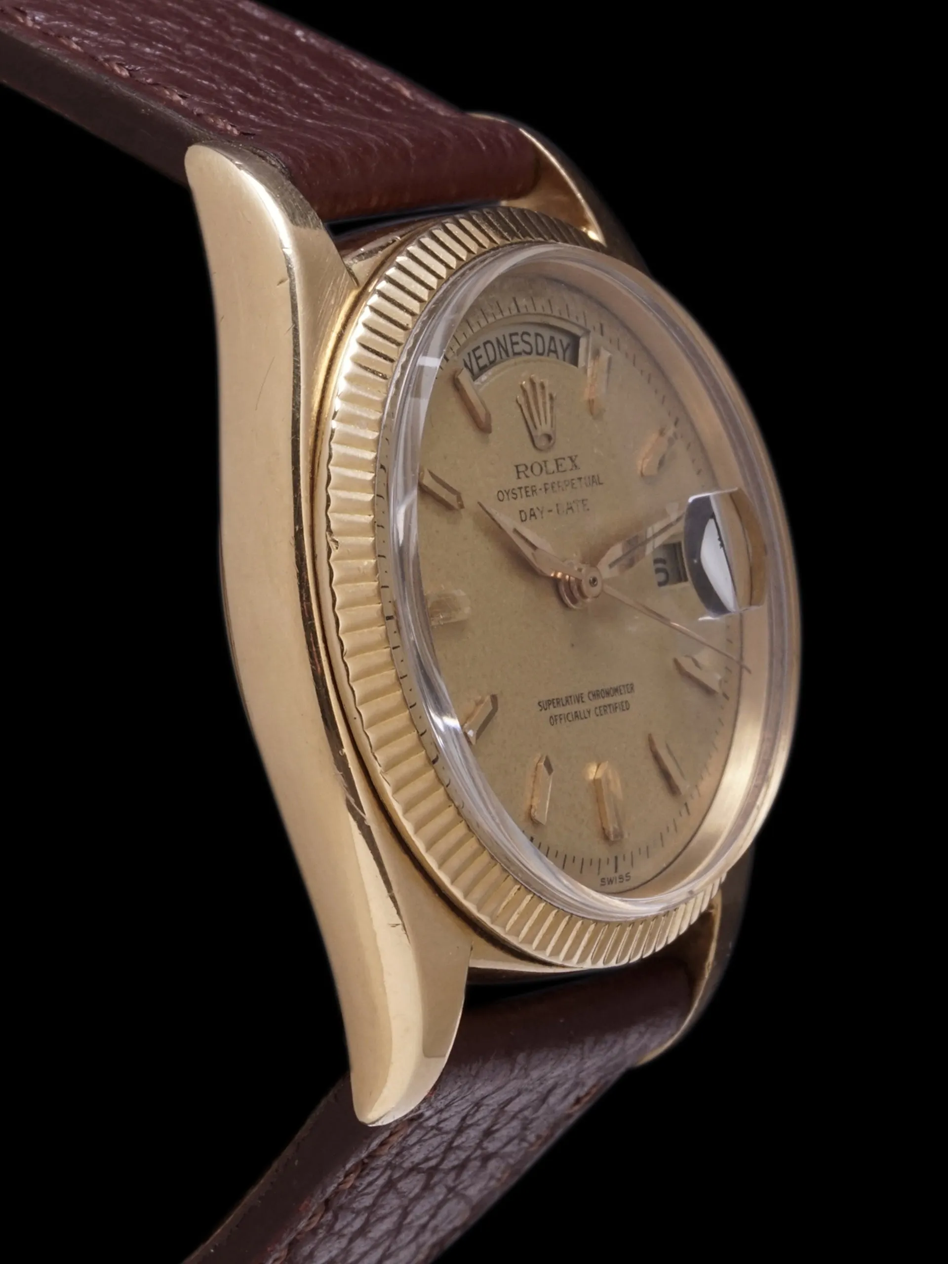 1959 Rolex Day-Date (Ref. 6611B) 18k YG "Champagne Dial"