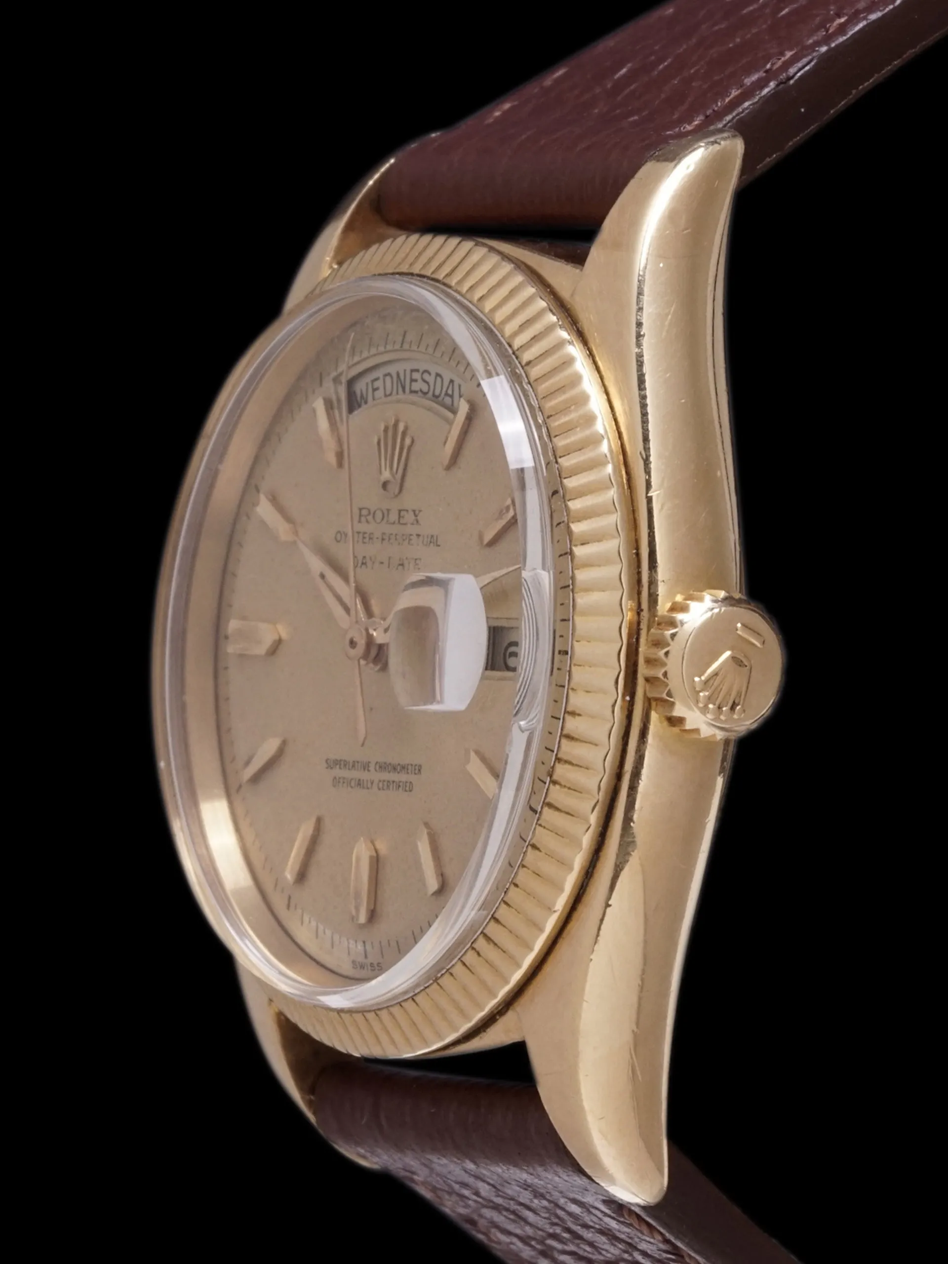 1959 Rolex Day-Date (Ref. 6611B) 18k YG "Champagne Dial"