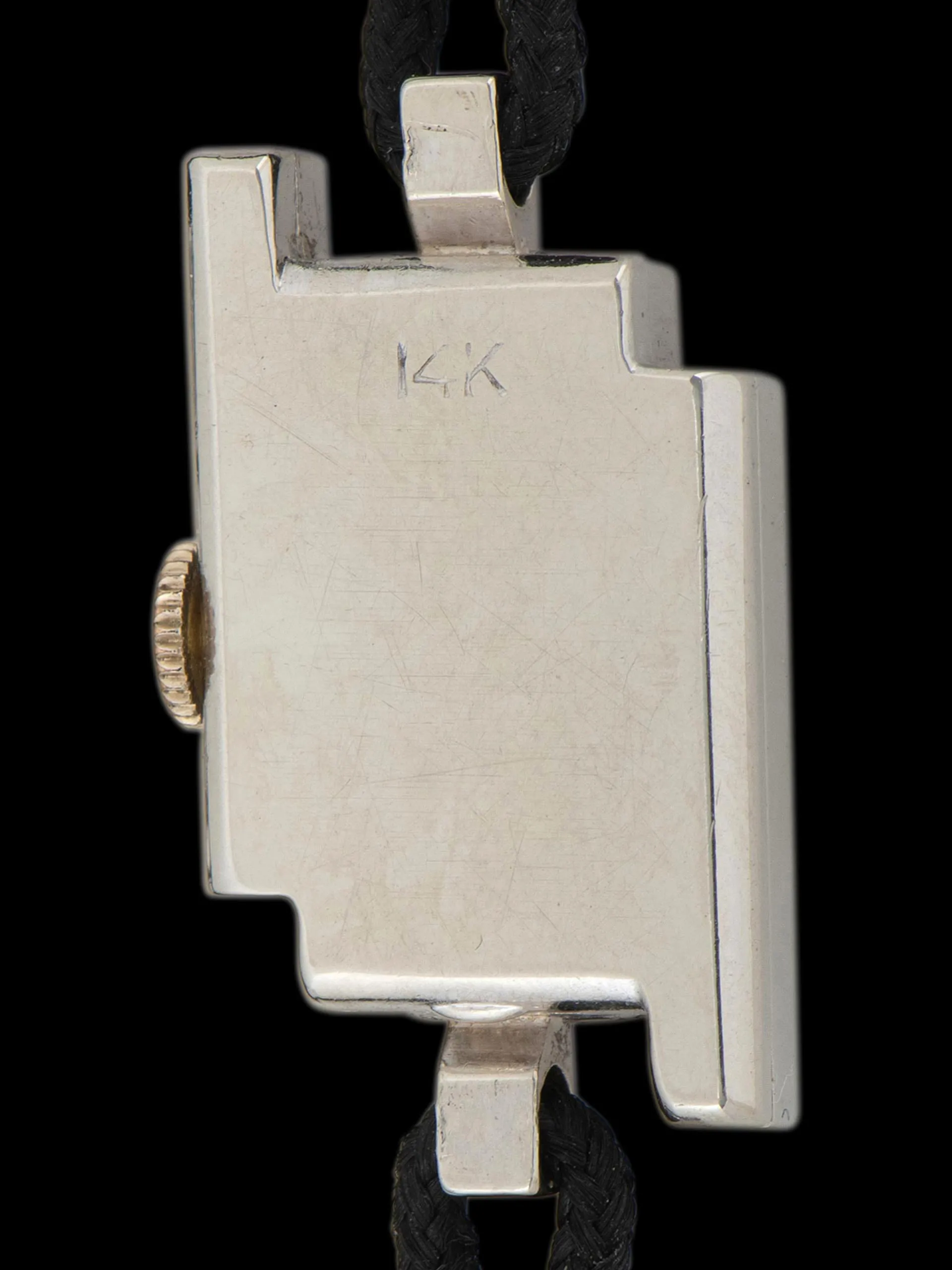 1960s LeCoultre Ladies Art-Deco Watch 14K WG