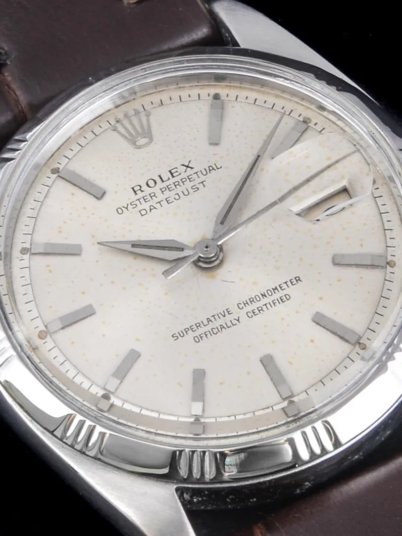 1961 Rolex Datejust (Ref.1603) "SWISS Only" Bamboo Bezel