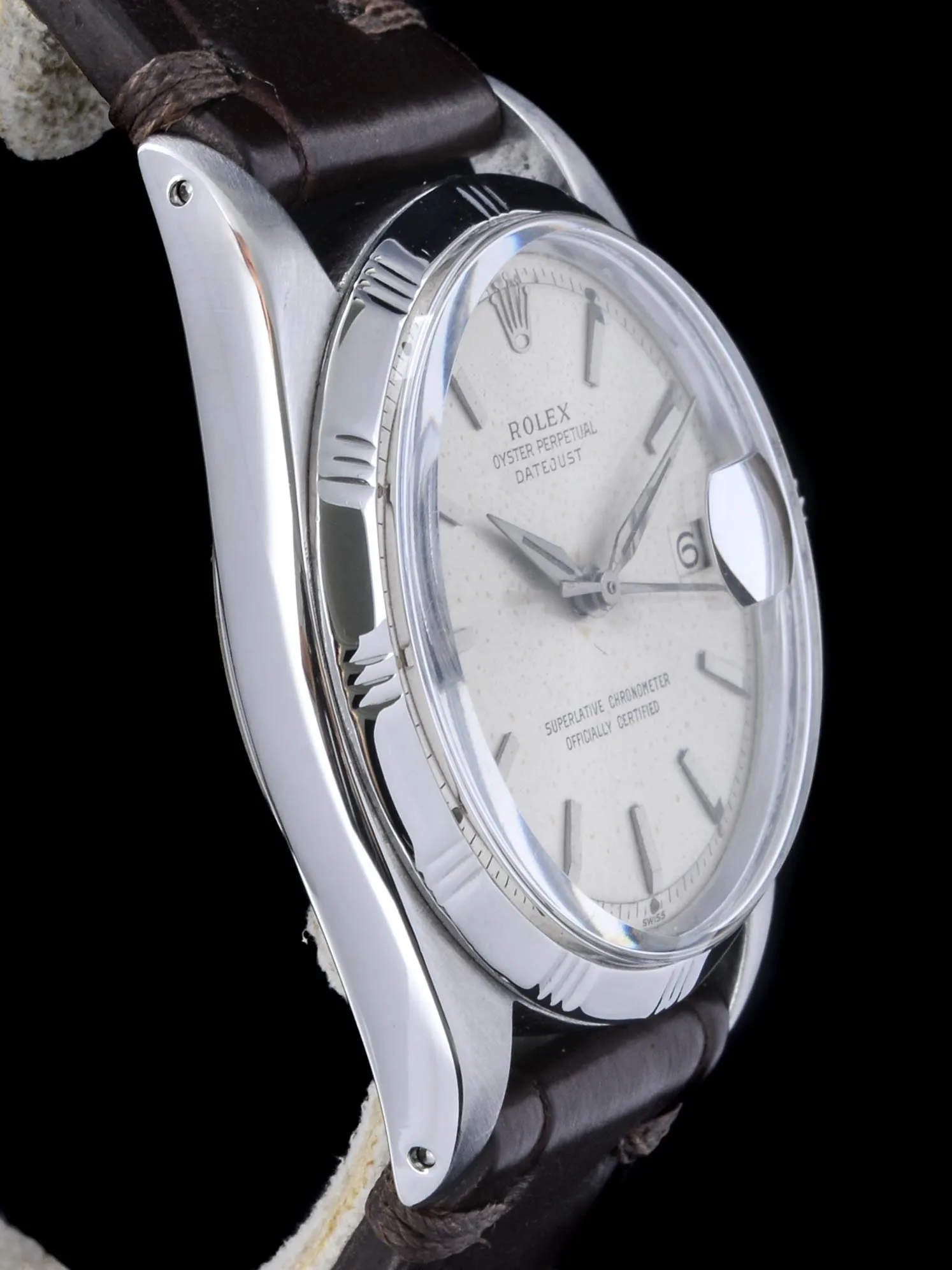 1961 Rolex Datejust (Ref.1603) "SWISS Only" Bamboo Bezel