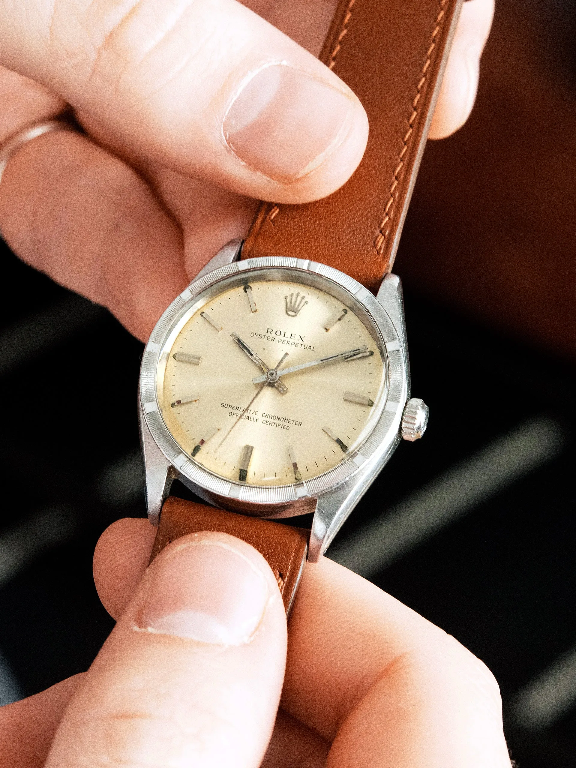 1966 Rolex Oyster-Perpetual (Ref. 1007) Silver Dial