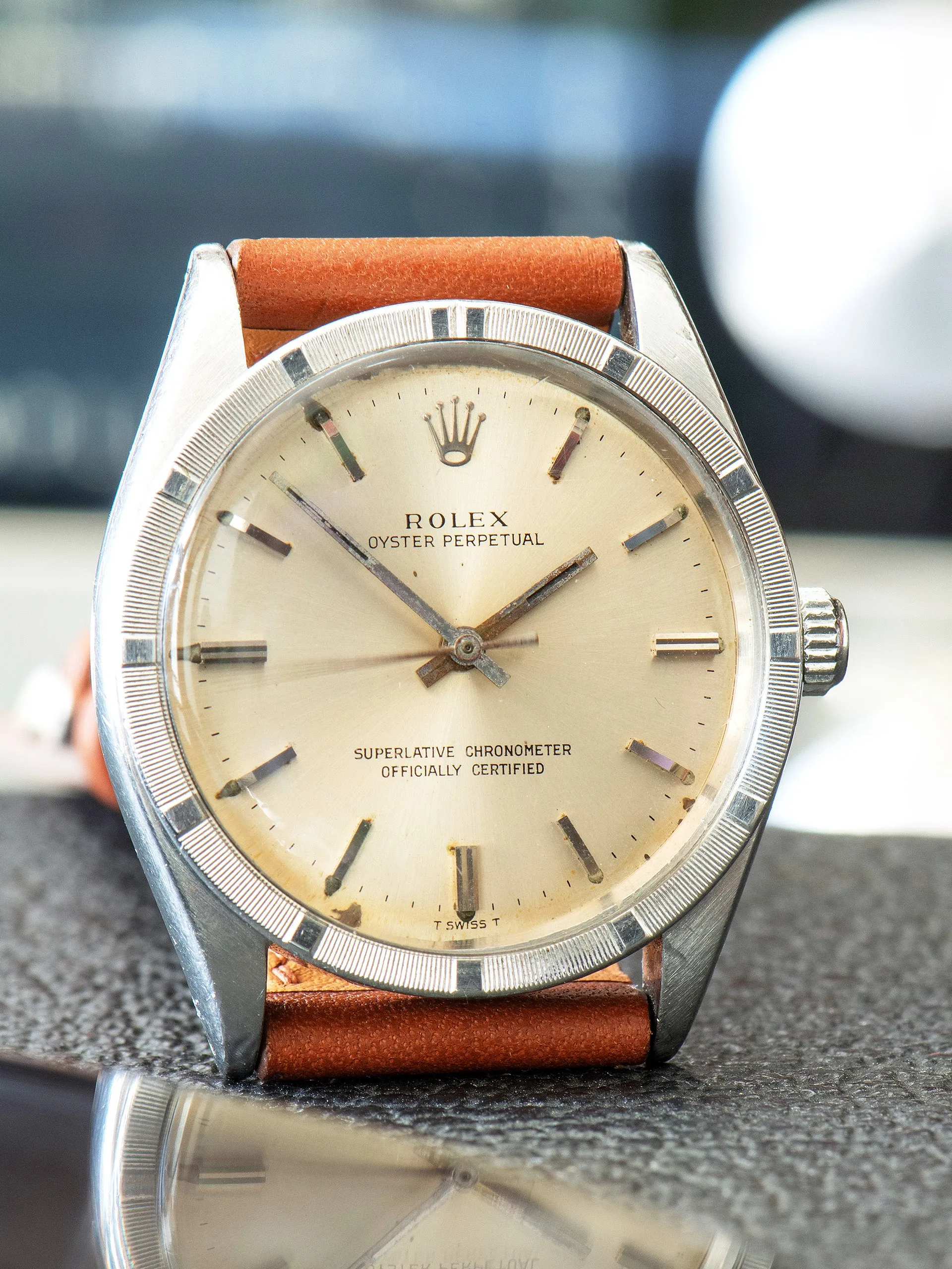 1966 Rolex Oyster-Perpetual (Ref. 1007) Silver Dial