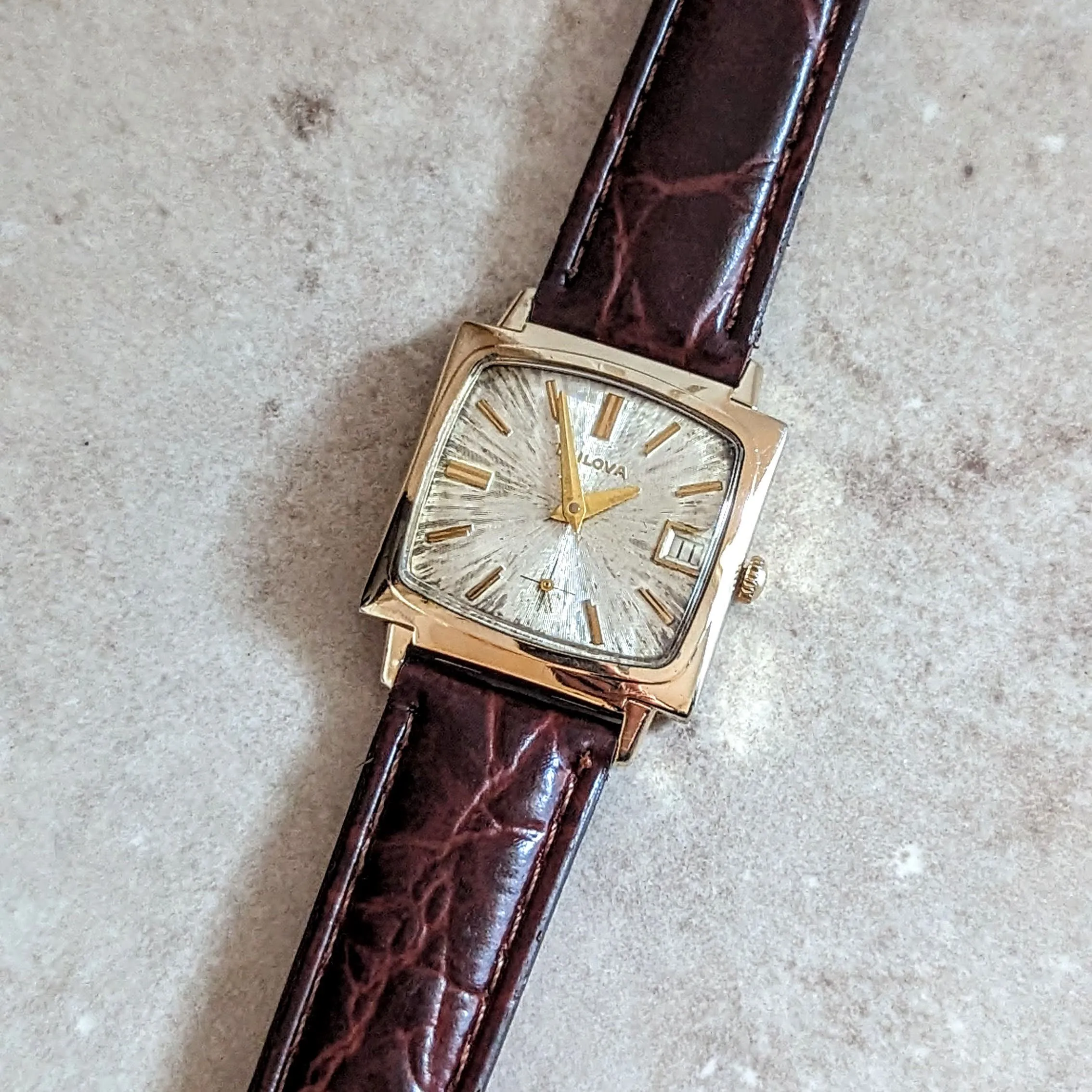 1967 BULOVA Date King “GG” Wristwatch 17 Jewels Cal. 11ALD Swiss Made Watch