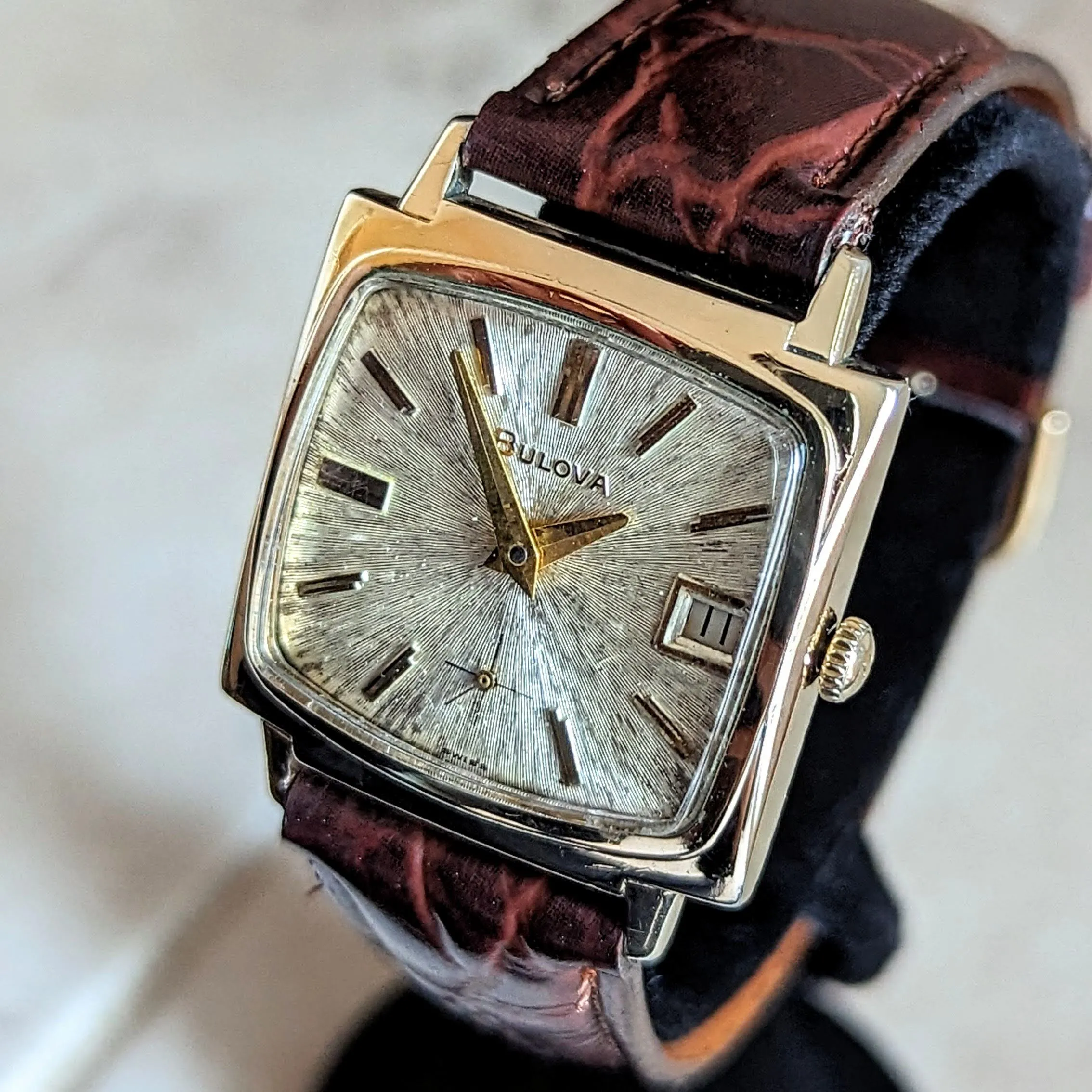 1967 BULOVA Date King “GG” Wristwatch 17 Jewels Cal. 11ALD Swiss Made Watch