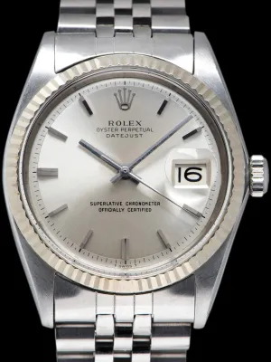1967 Rolex Datejust (Ref. 1601) Silver "Non-Luminous" Dial