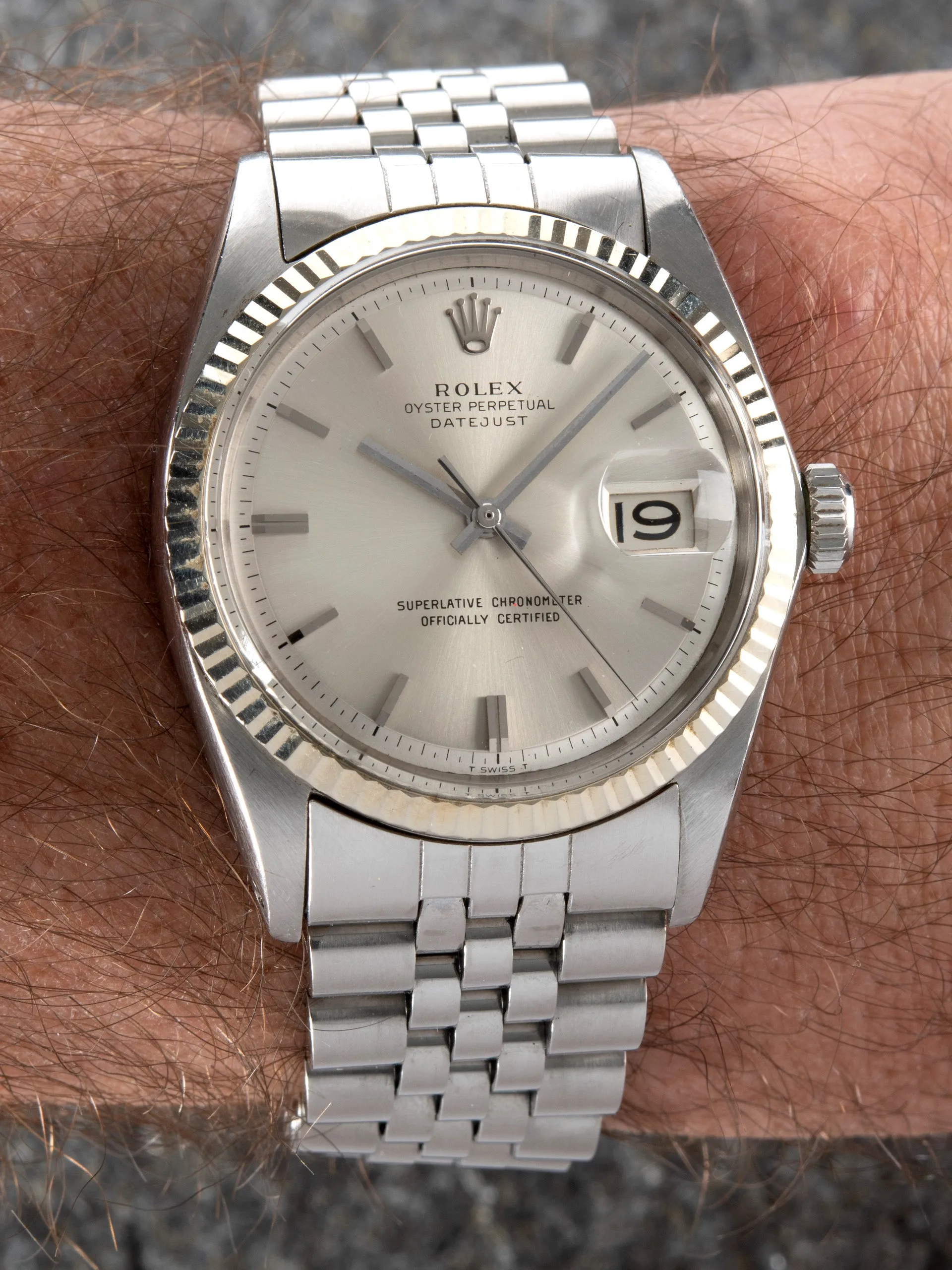 1967 Rolex Datejust (Ref. 1601) Silver "Non-Luminous" Dial