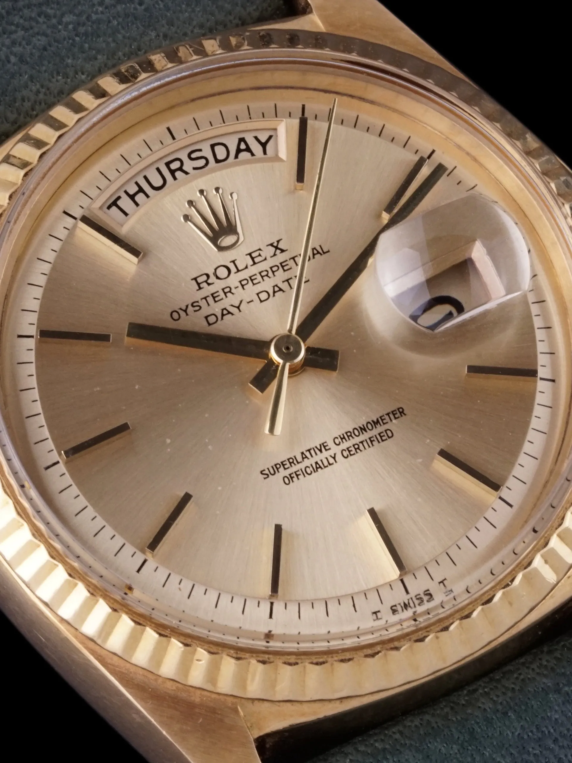 1967 Rolex Day-Date (Ref. 1803) 18K YG "Non-Luminous Dial"